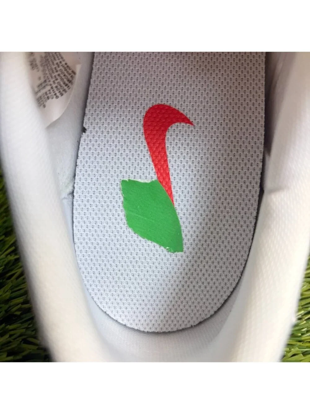 Nike Blazer Low Platform Womens Size 11.5 White Athletic Leather Shoes Sneakers